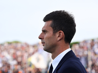 Head Coach Thiago Motta of Juventus FC looks on during the Serie A match between Empoli FC and Juventus FC in Empoli, Italy, on September 14...