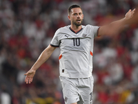 Gylfi Sigurdsson of Iceland   during the UEFA Nations League 2024/25 League B Group B4 match between Turkiye and Iceland at Gursel Aksel Sta...