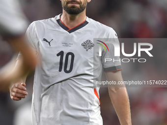 Gylfi Sigurdsson of Iceland   during the UEFA Nations League 2024/25 League B Group B4 match between Turkiye and Iceland at Gursel Aksel Sta...