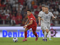 Arda Guler of Turkey    during the UEFA Nations League 2024/25 League B Group B4 match between Turkiye and Iceland at Gursel Aksel Stadium o...