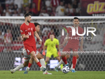 Ismail Yuksek of Turkey  during the UEFA Nations League 2024/25 League B Group B4 match between Turkiye and Iceland at Gursel Aksel Stadium...