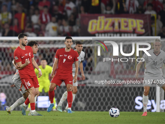 Ismail Yuksek of Turkey  during the UEFA Nations League 2024/25 League B Group B4 match between Turkiye and Iceland at Gursel Aksel Stadium...