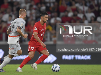 Irfan Can Kahveci of Turkey  during the UEFA Nations League 2024/25 League B Group B4 match between Turkiye and Iceland at Gursel Aksel Stad...