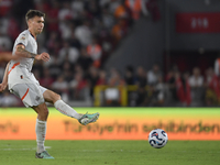 Daniel Leo Gretarsson of Iceland  during the UEFA Nations League 2024/25 League B Group B4 match between Turkiye and Iceland at Gursel Aksel...