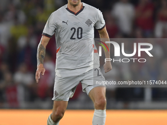 Daniel Leo Gretarsson of Iceland  during the UEFA Nations League 2024/25 League B Group B4 match between Turkiye and Iceland at Gursel Aksel...