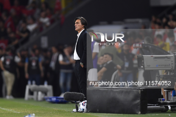 Vincenzo Montella Turkey head coach  during the UEFA Nations League 2024/25 League B Group B4 match between Turkiye and Iceland at Gursel Ak...