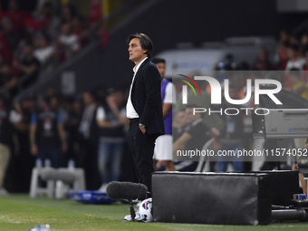 Vincenzo Montella Turkey head coach  during the UEFA Nations League 2024/25 League B Group B4 match between Turkiye and Iceland at Gursel Ak...