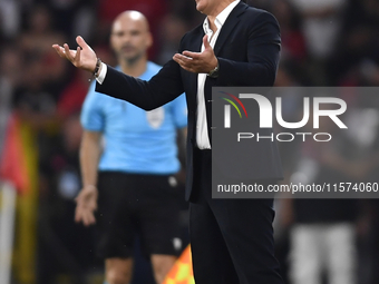 Vincenzo Montella Turkey head coach   during the UEFA Nations League 2024/25 League B Group B4 match between Turkiye and Iceland at Gursel A...