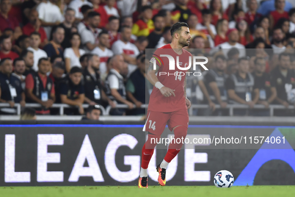 Abdulkerim Bardakci of Turkey  during the UEFA Nations League 2024/25 League B Group B4 match between Turkiye and Iceland at Gursel Aksel St...