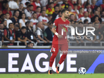 Abdulkerim Bardakci of Turkey  during the UEFA Nations League 2024/25 League B Group B4 match between Turkiye and Iceland at Gursel Aksel St...