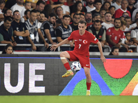 Kerem Akturkoglu of Turkey  during the UEFA Nations League 2024/25 League B Group B4 match between Turkiye and Iceland at Gursel Aksel Stadi...