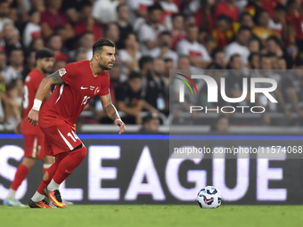 Kerem Akturkoglu of Turkey  during the UEFA Nations League 2024/25 League B Group B4 match between Turkiye and Iceland at Gursel Aksel Stadi...