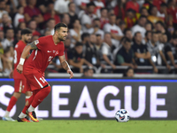 Kerem Akturkoglu of Turkey  during the UEFA Nations League 2024/25 League B Group B4 match between Turkiye and Iceland at Gursel Aksel Stadi...