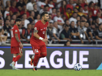 Abdulkerim Bardakci of Turkey  during the UEFA Nations League 2024/25 League B Group B4 match between Turkiye and Iceland at Gursel Aksel St...