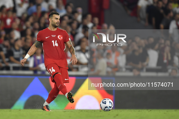 Abdulkerim Bardakci of Turkey  during the UEFA Nations League 2024/25 League B Group B4 match between Turkiye and Iceland at Gursel Aksel St...