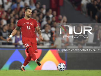 Abdulkerim Bardakci of Turkey  during the UEFA Nations League 2024/25 League B Group B4 match between Turkiye and Iceland at Gursel Aksel St...