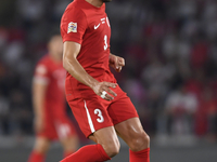 Merih Demiral of Turkey  during the UEFA Nations League 2024/25 League B Group B4 match between Turkiye and Iceland at Gursel Aksel Stadium...