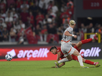 Arda Guler of Turkey   during the UEFA Nations League 2024/25 League B Group B4 match between Turkiye and Iceland at Gursel Aksel Stadium on...