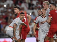 Victor Palsson of Iceland   during the UEFA Nations League 2024/25 League B Group B4 match between Turkiye and Iceland at Gursel Aksel Stadi...