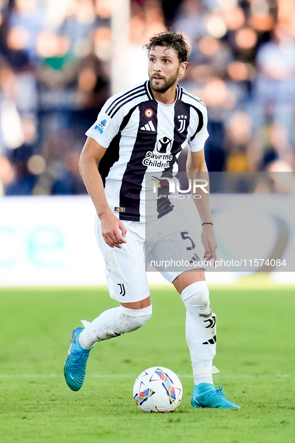 Manuel Locatelli of Juventus FC during the Serie A Enilive match between Empoli FC and Juventus FC at Stadio Carlo Castellani on September 1...