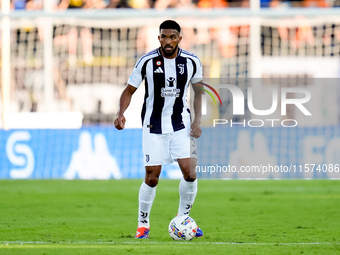 Bremer of Juventus FC during the Serie A Enilive match between Empoli FC and Juventus FC at Stadio Carlo Castellani on September 14, 2024 in...