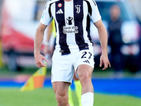 Andrea Cambiaso of Juventus FC during the Serie A Enilive match between Empoli FC and Juventus FC at Stadio Carlo Castellani on September 14...