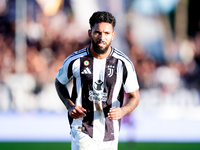 Douglas Luiz of Juventus FC looks on during the Serie A Enilive match between Empoli FC and Juventus FC at Stadio Carlo Castellani on Septem...