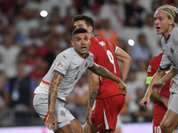 Victor Palsson of Iceland   during the UEFA Nations League 2024/25 League B Group B4 match between Turkiye and Iceland at Gursel Aksel Stadi...