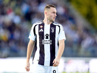 Teun Koopmeiners of Juventus FC looks on during the Serie A Enilive match between Empoli FC and Juventus FC at Stadio Carlo Castellani on Se...