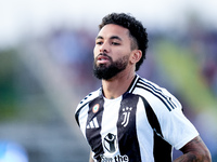 Douglas Luiz of Juventus FC looks on during the Serie A Enilive match between Empoli FC and Juventus FC at Stadio Carlo Castellani on Septem...