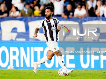 Douglas Luiz of Juventus FC during the Serie A Enilive match between Empoli FC and Juventus FC at Stadio Carlo Castellani on September 14, 2...