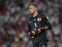 Mert Gunok of Turkey  during the UEFA Nations League 2024/25 League B Group B4 match between Turkiye and Iceland at Gursel Aksel Stadium on...