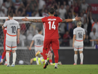 Abdulkerim Bardakci of Turkey  during the UEFA Nations League 2024/25 League B Group B4 match between Turkiye and Iceland at Gursel Aksel St...