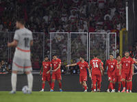 Kerem Akturkoglu of Turkey celebrates after scoring  during the UEFA Nations League 2024/25 League B Group B4 match between Turkiye and Icel...