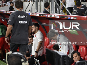 Vincenzo Montella Turkey head coach  during the UEFA Nations League 2024/25 League B Group B4 match between Turkiye and Iceland at Gursel Ak...