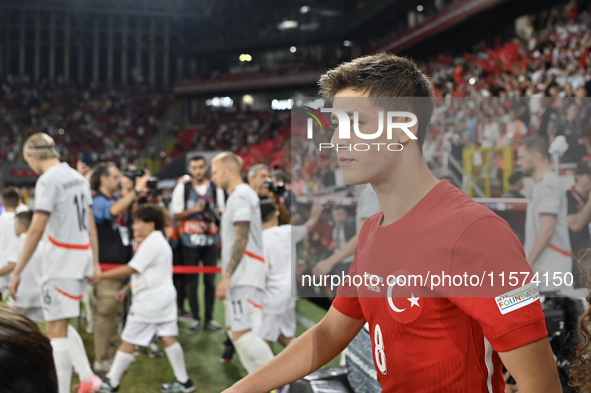 Arda Guler of Turkey    during the UEFA Nations League 2024/25 League B Group B4 match between Turkiye and Iceland at Gursel Aksel Stadium o...