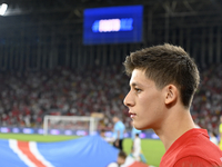 Arda Guler of Turkey    during the UEFA Nations League 2024/25 League B Group B4 match between Turkiye and Iceland at Gursel Aksel Stadium o...