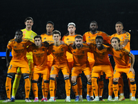 Real Madrid line upo during the La Liga match between Real Sociedad de Futbol and Real Madrid CF at Reale Arena on September 15, 2024 in San...