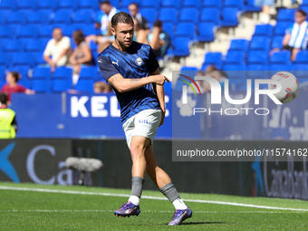 Tomas Conechny plays during the match between RCD Espanyol and Deportivo Alaves, corresponding to week 5 of LaLiga EA Sports, at the RCDE St...