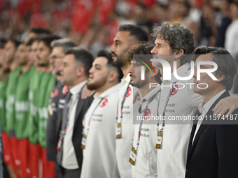 Vincenzo Montella Turkey head coach  during the UEFA Nations League 2024/25 League B Group B4 match between Turkiye and Iceland at Gursel Ak...