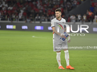 Johann Gudmundsson of Iceland   during the UEFA Nations League 2024/25 League B Group B4 match between Turkiye and Iceland at Gursel Aksel S...