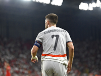 Johann Gudmundsson of Iceland   during the UEFA Nations League 2024/25 League B Group B4 match between Turkiye and Iceland at Gursel Aksel S...