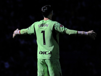 Antonio Sivera plays during the match between RCD Espanyol and Deportivo Alaves, corresponding to week 5 of LaLiga EA Sports, at the RCDE St...