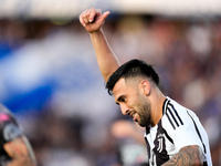 Nicolas Gonzalez of Juventus FC gestures during the Serie A Enilive match between Empoli FC and Juventus FC at Stadio Carlo Castellani on Se...