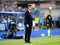 Thiago Motta head coach of Juventus FC looks on during the Serie A Enilive match between Empoli FC and Juventus FC at Stadio Carlo Castellan...