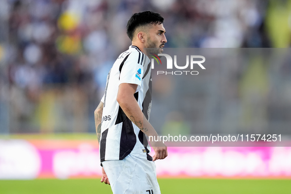 Nicolas Gonzalez of Juventus FC looks on during the Serie A Enilive match between Empoli FC and Juventus FC at Stadio Carlo Castellani on Se...