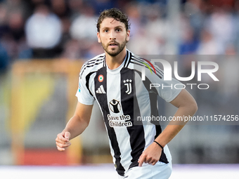 Manuel Locatelli of Juventus FC looks on during the Serie A Enilive match between Empoli FC and Juventus FC at Stadio Carlo Castellani on Se...