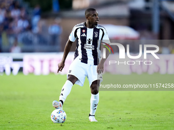 Pierre Kalulu of Juventus FC during the Serie A Enilive match between Empoli FC and Juventus FC at Stadio Carlo Castellani on September 14,...