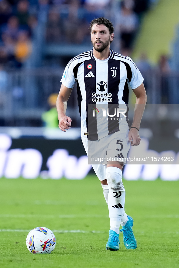 Manuel Locatelli of Juventus FC during the Serie A Enilive match between Empoli FC and Juventus FC at Stadio Carlo Castellani on September 1...