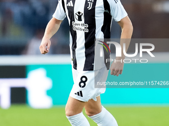 Teun Koopmeiners of Juventus FC during the Serie A Enilive match between Empoli FC and Juventus FC at Stadio Carlo Castellani on September 1...